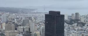 San Francisco skyline from above